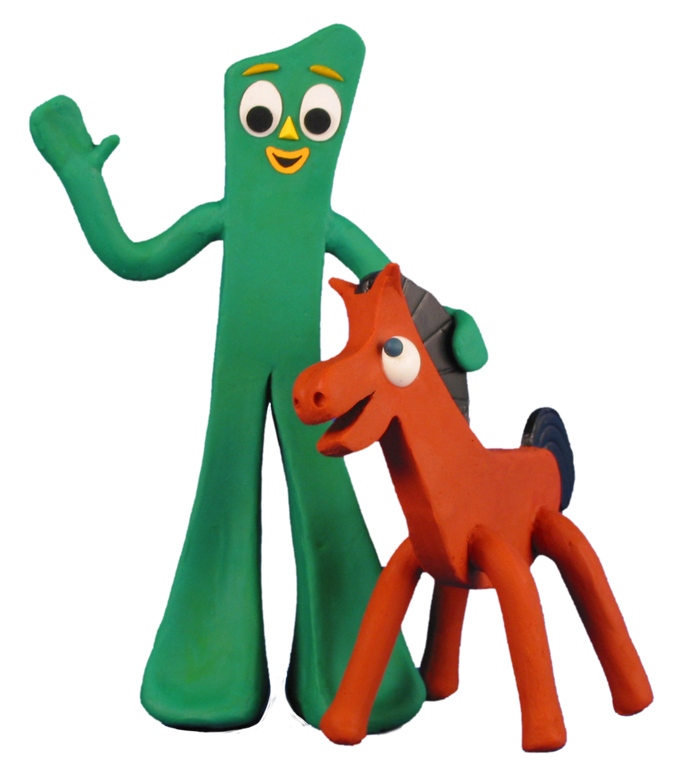 No, not the popeyed, wire-skeletoned mount of Gumby, but the horse who 